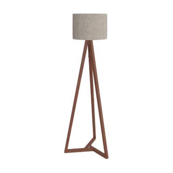Luminária de Piso Classic Bege e Amêndoa
