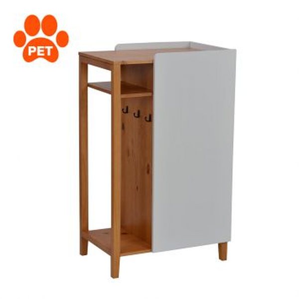 Aparador Milu para Pet Branco e Avelã